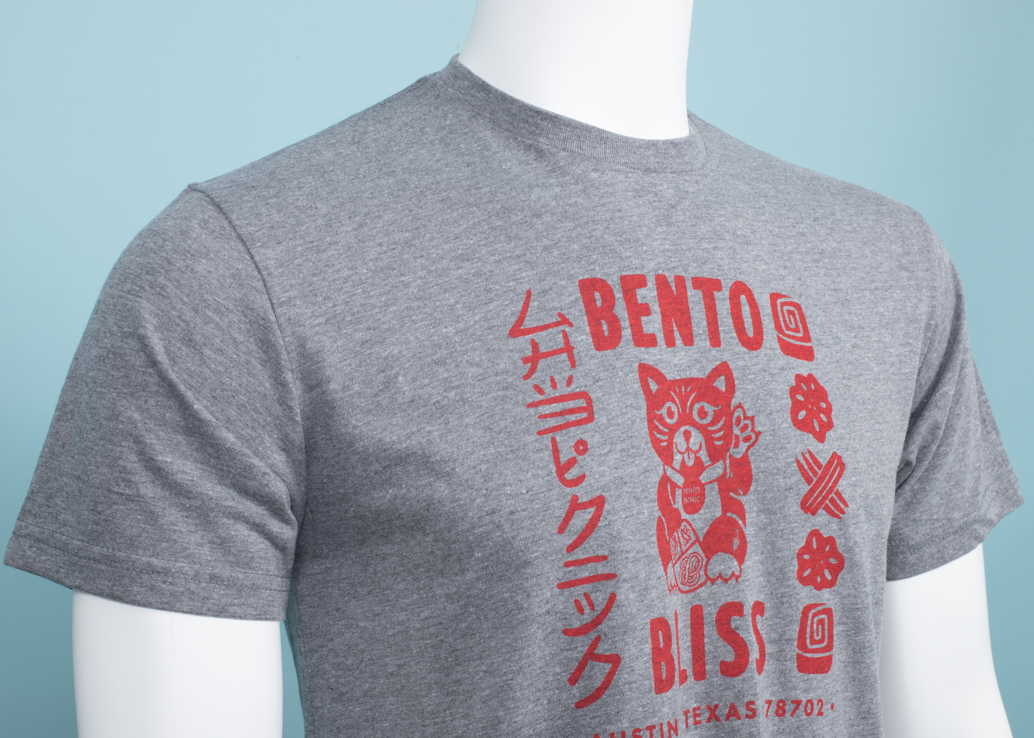 grey shirt bento bliss on manaquine